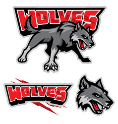 Grey Wolf Mascot