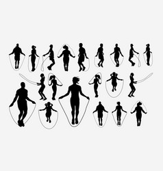 Jumprope Sport Activity Silhouette