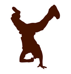 Male Dancer Break Dance Silhouette 2