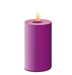 Purple Candle Light