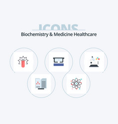 Biochemistry And Medicine Healthcare Flat Icon