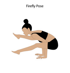 Firefly Pose Yoga Workout Healthy Lifestyle