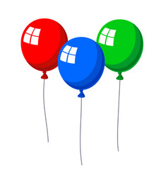 Read Blue And Green Balloon Floating