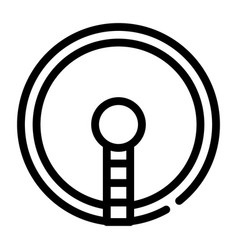 Sewage Treatment Plant Line Icon