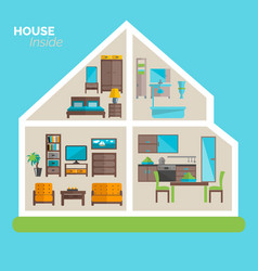 House Inside Furnishing Ideas Icon Poster