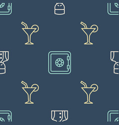 Set Line Concierge Cocktail And Safe On Seamless