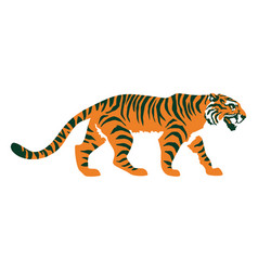 Tiger Walking Flat High Quality