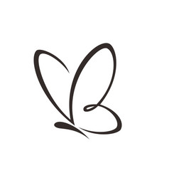 Outline Butterfly Icon