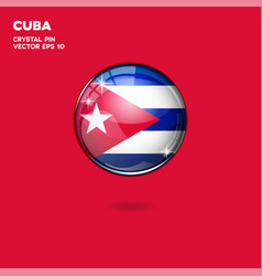 Cuba Flag 3d Buttons