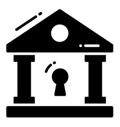 Bank Security Protection And Security Icons Set