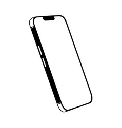 Flat Design Of Iphone 13 And 14 Smartphone