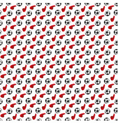 Soccer Fan Seamless Pattern Design