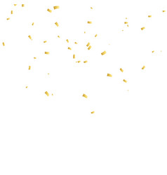 Falling Gold Confetti Pieces