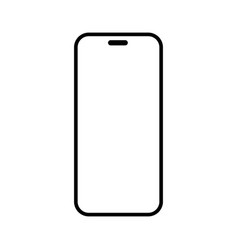 Flat Design Of Iphone 13 And 14 Smartphone