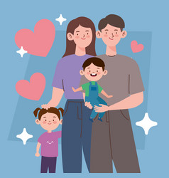 Korean Family With Hearts