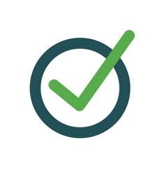 Check Mark Icon Of Verification Or Approval