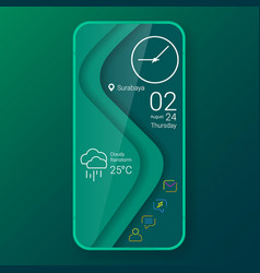 Home Screen Ui Design Custom Modifications Green