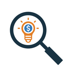 Ideas Money Search Icon Editable Logo