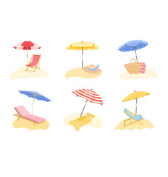 Beach Sunshade Deck Chair And Sun Protection