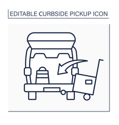 Curbside Pickup Line Icon