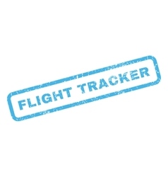 Flight Tracker Rubber Stamp