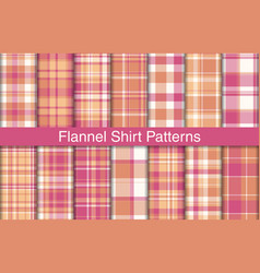 Flannel Plaid Bundles Textile Design Checkered