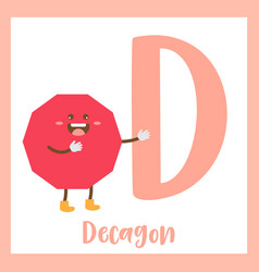 Letter D Vocabulary Decagon Shape