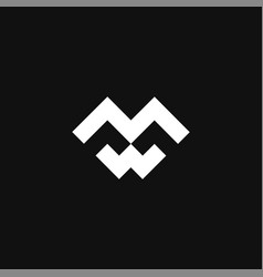 Mw Wm Logo Design Template