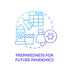 Preparedness For Future Pandemics Blue Gradient