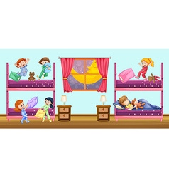 Children Sleeping In Bedroom