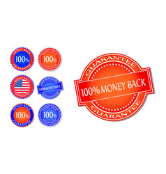 Money Back Guarantee Seal Set