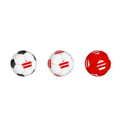 Collection Football Ball With The District Of