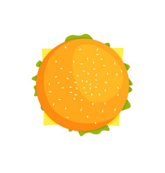 Hamburger Top View