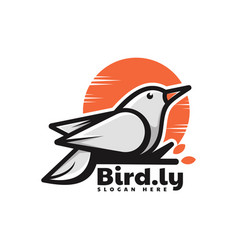 Logo Bird Simple Mascot Style