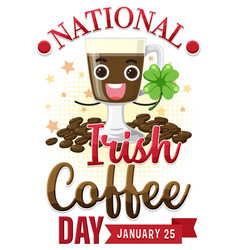 National Irish Coffee Day Banner Design