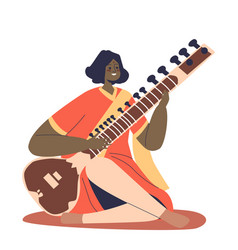 Traditional Indian Folk Artist Musician Woman