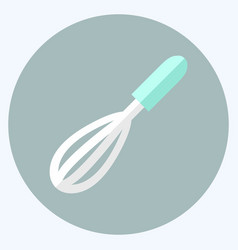 Icon Whisk - Flat Style - Simple Editable Stroke