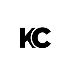 Letter K And C Kc Logo Design Template Minimal