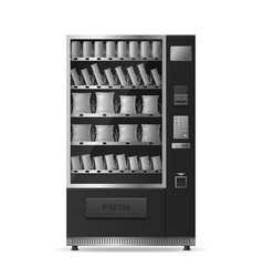 Snacks Vending Machine Realistic Mockup