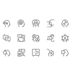 Communication Line Icons