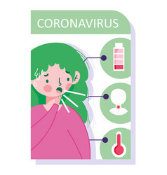 Covid19 19 Coronavirus Infographic Girl Cover