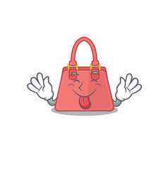 Funny Women Handbag Cartoon Design With Tongue