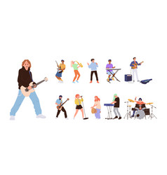 People Musicians Rock Pop Jazz Stars Cartoon