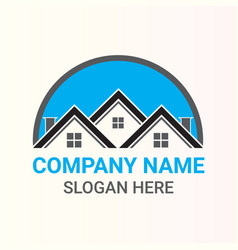 Real Estate Property And Construction Logo