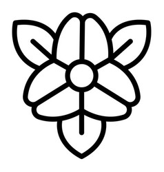 Flower Buckwheat Icon Outline Cereal Plant