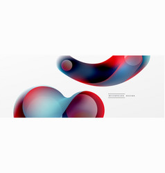 Fluid Abstract Background Round Shapes And Circle