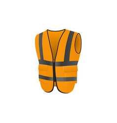 Safety Orange Vest Or Jacket Work Uniform