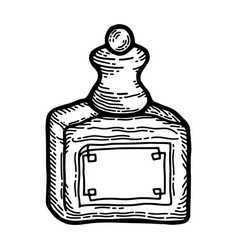 Vintage Bottle Retro Medical Health Sketch