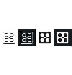 Apps Liner And Solid Icon Set In Black Color