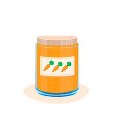 Carrot Puree Supplemental Baby Food Products